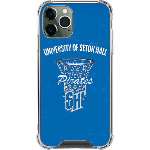 Seton Hall University Pirates Net iPhone 12 Pro Clear Case