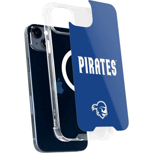 Seton Hall University Pirates Net iPhone 15 Plus MagSafe Case