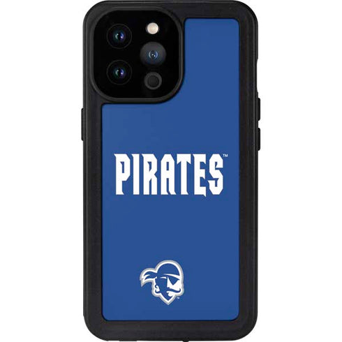 Seton Hall University Pirates Net iPhone 14 Pro Max Waterproof Case
