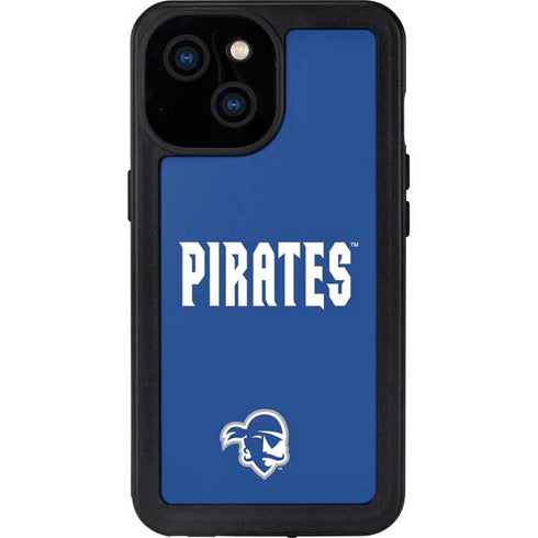 Seton Hall University Pirates Net iPhone 15 Waterproof Case