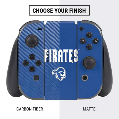 Seton Hall University Pirates Net Nintendo Switch Bundle Skin