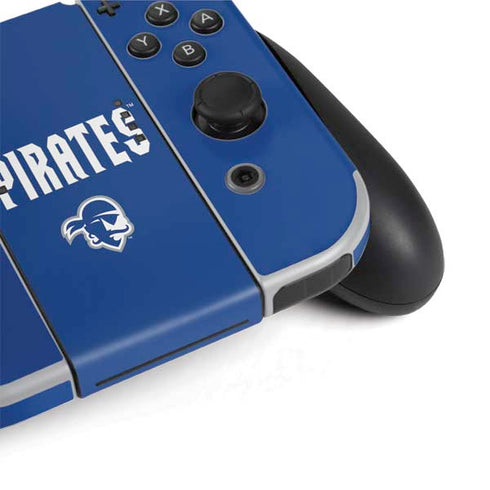 Seton Hall University Pirates Net Nintendo Switch OLED (2021) Skin