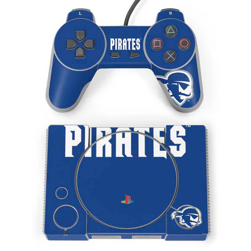 Seton Hall University Pirates Net PlayStation Classic Bundle Skin