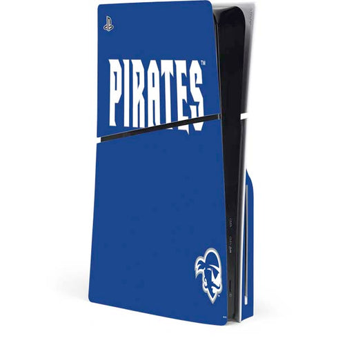 Seton Hall University Pirates Net PS5 Slim Disk Console Skin