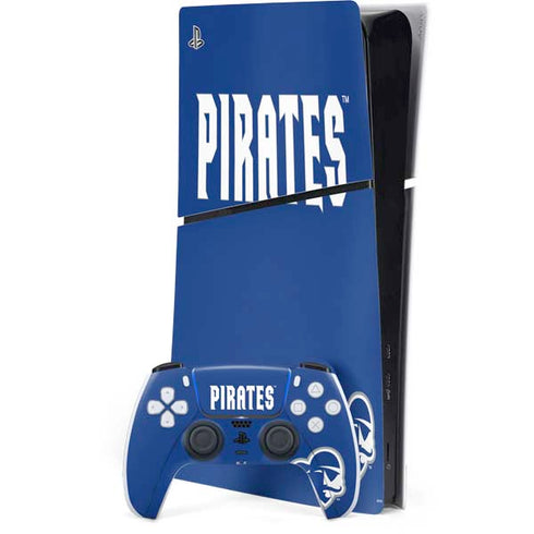 Seton Hall University Pirates Net PS5 Slim Digital Edition Bundle Skin