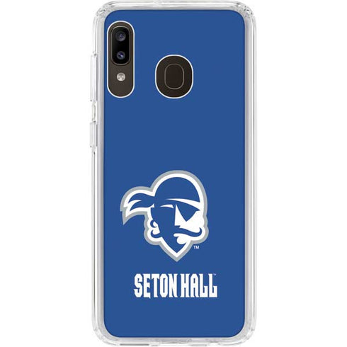 Seton Hall University Vintage Galaxy A20 Clear Case