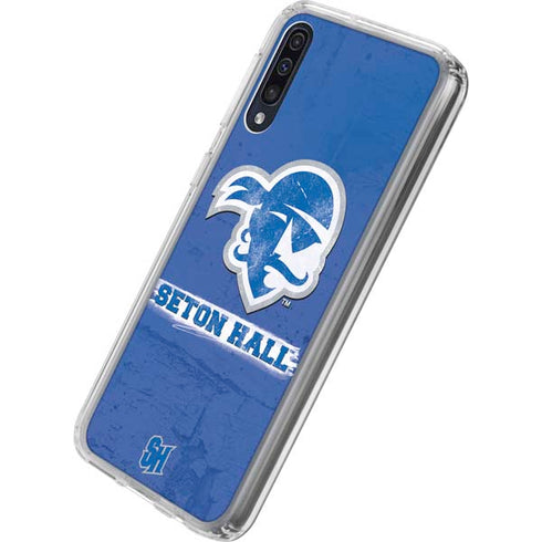 Seton Hall University Vintage Galaxy A50 Clear Case