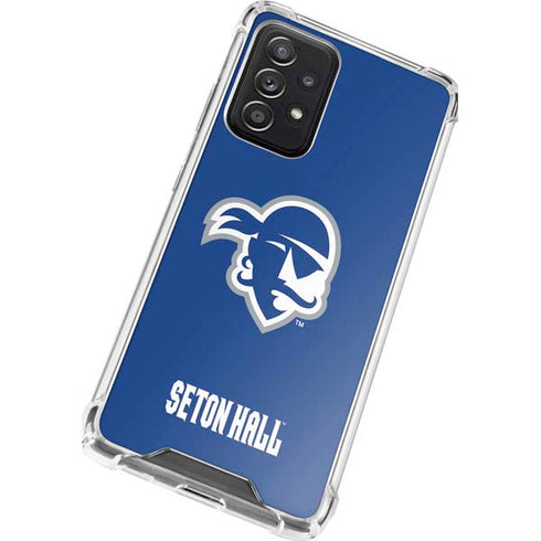 Seton Hall University Vintage Galaxy A72 5G Clear Case
