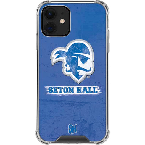 Seton Hall University Vintage iPhone 12 Clear Case