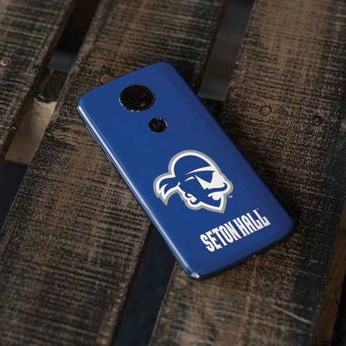 Seton Hall University Vintage Moto E5 Plus Skin