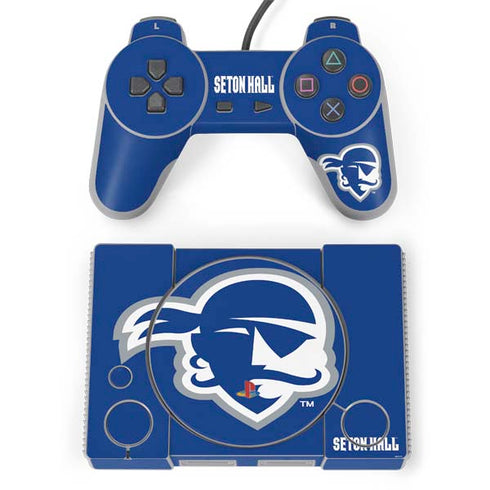 Seton Hall University Vintage PlayStation Classic Bundle Skin