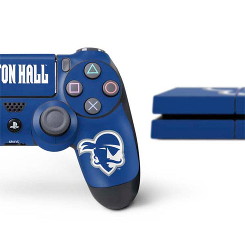 Seton Hall University Vintage PS4 Console and Controller Bundle Skin