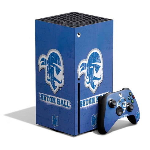 Seton Hall University Vintage Xbox Series X Bundle Skin