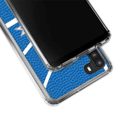 Seton Hall University Zoomed Basketball Galaxy A21 Clear Case