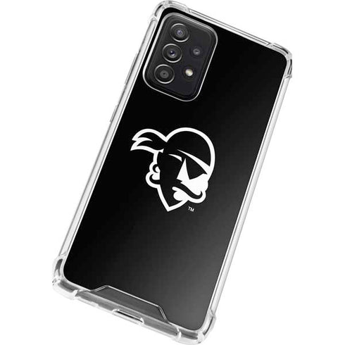 Seton Hall University Zoomed Basketball Galaxy A52 5G Clear Case