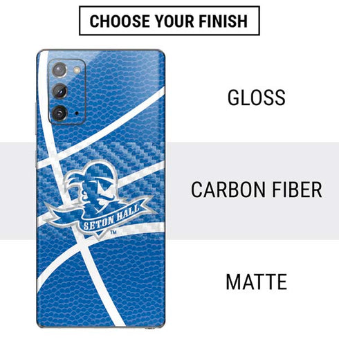 Seton Hall University Zoomed Basketball Galaxy Note20 5G Skin