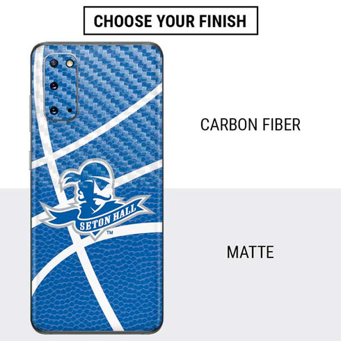 Seton Hall University Zoomed Basketball Galaxy S20 Skin