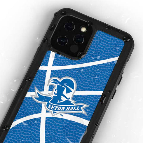 Seton Hall University Zoomed Basketball iPhone 12 Pro Waterproof Case