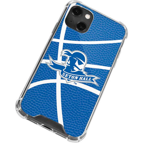 Seton Hall University Zoomed Basketball iPhone 13 Mini Clear Case