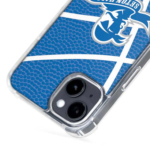 Seton Hall University Zoomed Basketball iPhone 15 Plus MagSafe Case