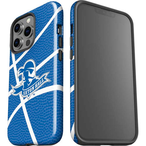 Seton Hall University Zoomed Basketball iPhone 14 Pro Impact Case