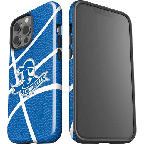 Seton Hall University Zoomed Basketball iPhone 15 Pro Max Impact Case