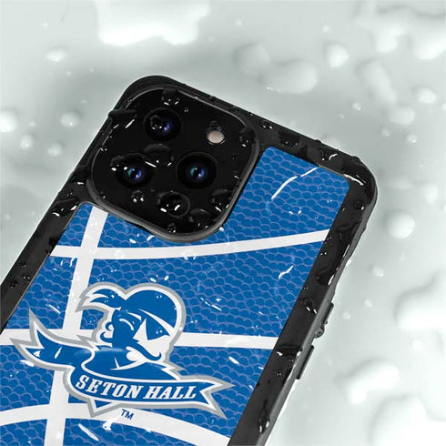 Seton Hall University Zoomed Basketball iPhone 14 Pro Max Waterproof Case