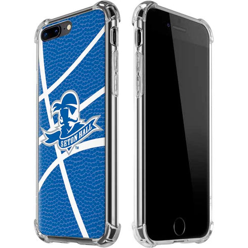 Seton Hall University Zoomed Basketball iPhone 7/8 Plus Clear Case