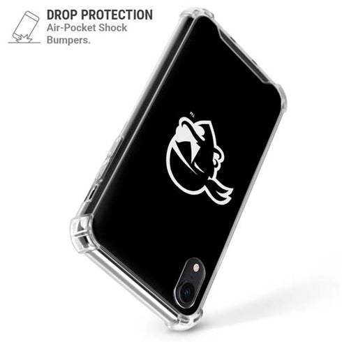 Seton Hall University Zoomed Basketball iPhone XR Clear Case