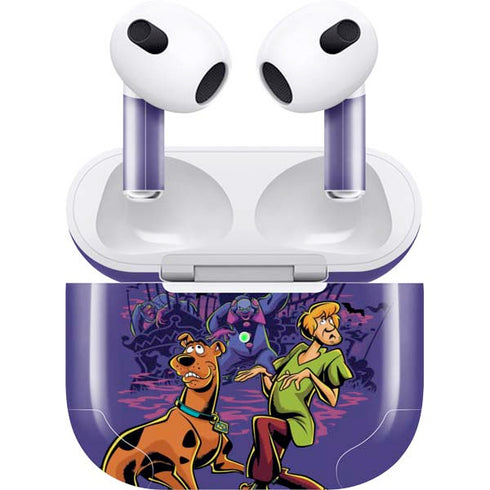 Scooby-Doo Shaggy and Ghost Clown Apple AirPods (3rd Gen 2021) Skin
