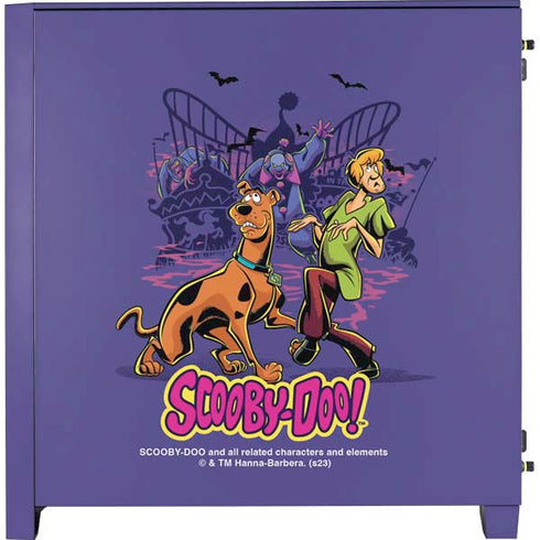 Scooby-Doo Shaggy and Ghost Clown Corsair 4000D Tempered Glass Mid-Tower ATX Case Skin