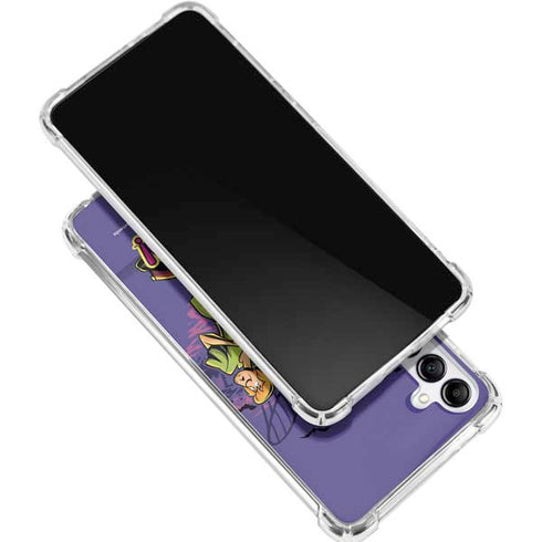 Scooby-Doo Shaggy and Ghost Clown Galaxy A15 5G Clear Case