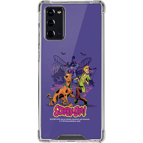 Scooby-Doo Shaggy and Ghost Clown Galaxy Note20 5G Clear Case