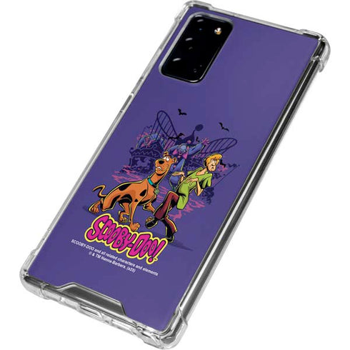 Scooby-Doo Shaggy and Ghost Clown Galaxy Note20 5G Clear Case