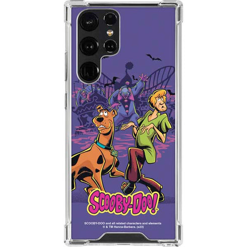 Scooby-Doo Shaggy and Ghost Clown Galaxy S24 Ultra Clear Case