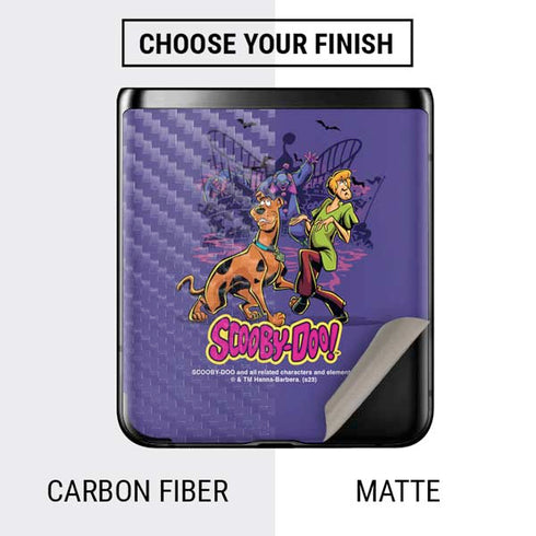 Scooby-Doo Shaggy and Ghost Clown Galaxy Z Flip Skin