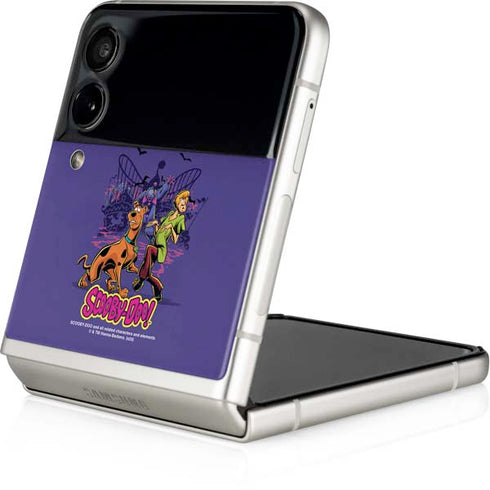 Scooby-Doo Shaggy and Ghost Clown Galaxy Z Flip3 5G Skin