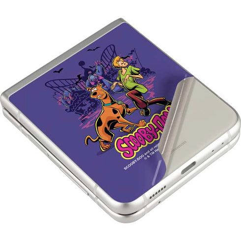 Scooby-Doo Shaggy and Ghost Clown Galaxy Z Flip4 5G Skin
