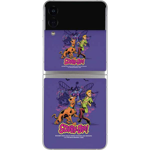 Scooby-Doo Shaggy and Ghost Clown Galaxy Z Flip4 5G Skin
