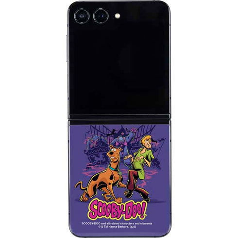 Scooby-Doo Shaggy and Ghost Clown Galaxy Z Flip5 5G Skin