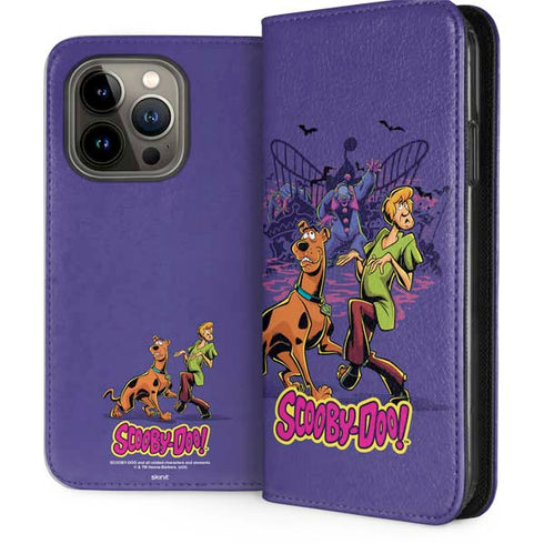 Scooby-Doo Shaggy and Ghost Clown iPhone 13 Pro Folio Case