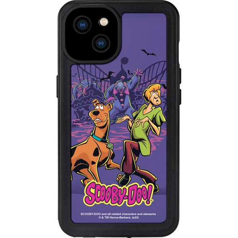 Scooby-Doo Shaggy and Ghost Clown iPhone 15 Plus Waterproof Case