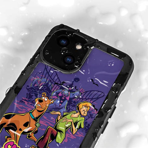 Scooby-Doo Shaggy and Ghost Clown iPhone 15 Plus Waterproof Case