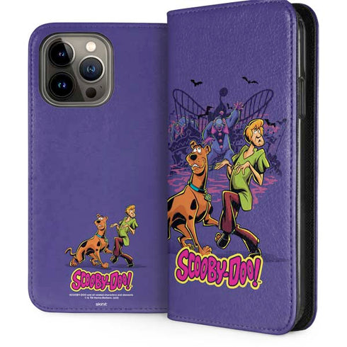 Scooby-Doo Shaggy and Ghost Clown iPhone 15 Pro Max Folio Case
