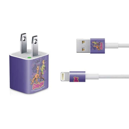 Scooby-Doo Shaggy and Ghost Clown iPhone Charger (5W USB) Skin