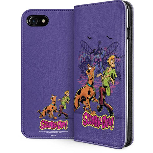 Scooby-Doo Shaggy and Ghost Clown iPhone SE (2nd & 3rd Gen) Folio Case