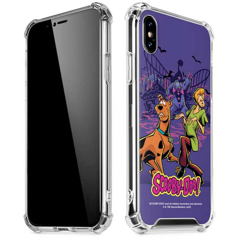 Scooby-Doo Shaggy and Ghost Clown iPhone XS Max Clear Case