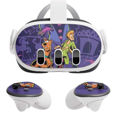 Scooby-Doo Shaggy and Ghost Clown Meta Quest 3 Skin