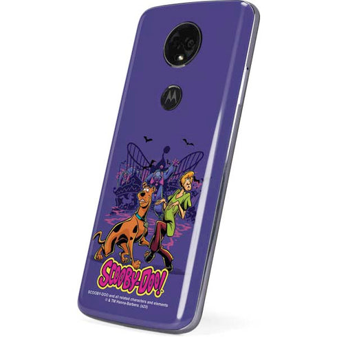 Scooby-Doo Shaggy and Ghost Clown Moto E5 Plus Skin