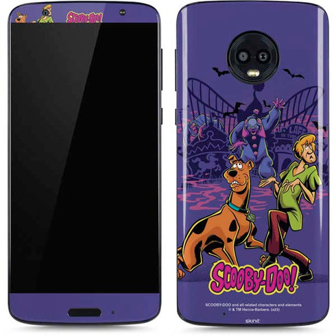 Scooby-Doo Shaggy and Ghost Clown Moto G6 Skin